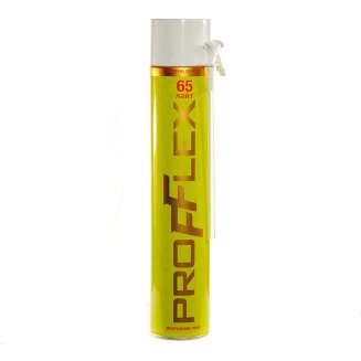 Пена монтажная PROFFLEX 65л Лайт бытовая